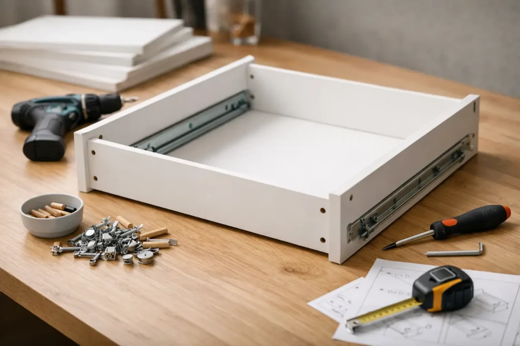 How to Build Flat Pack Drawers Properly