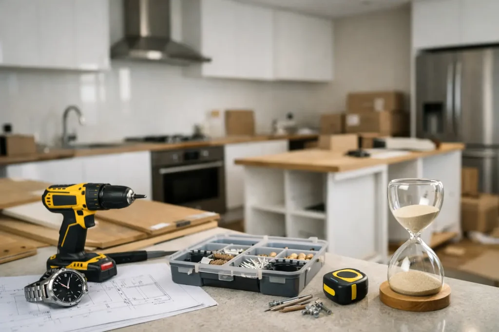 How Long Does Kitchen Assembly Take in Melbourne?