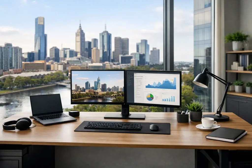 Office Workstation Setup Example for Melbourne Teams